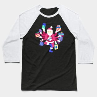 Dancing Pastel Shiva Claus Baseball T-Shirt